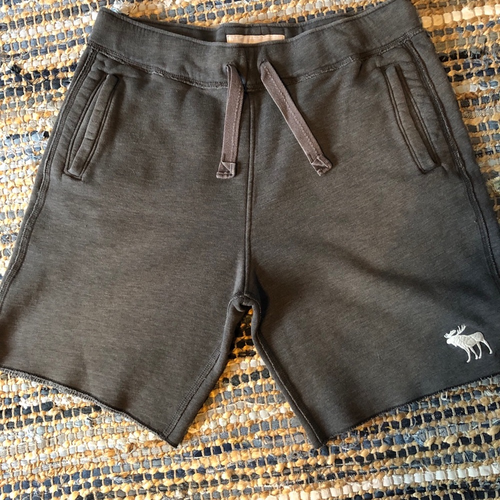 Abercrombie & Fitch Dark Gray Athletic Shorts
